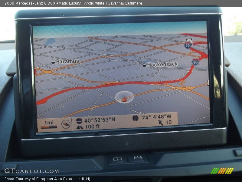 Arctic White / Savanna/Cashmere 2008 Mercedes-Benz C 300 4Matic Luxury