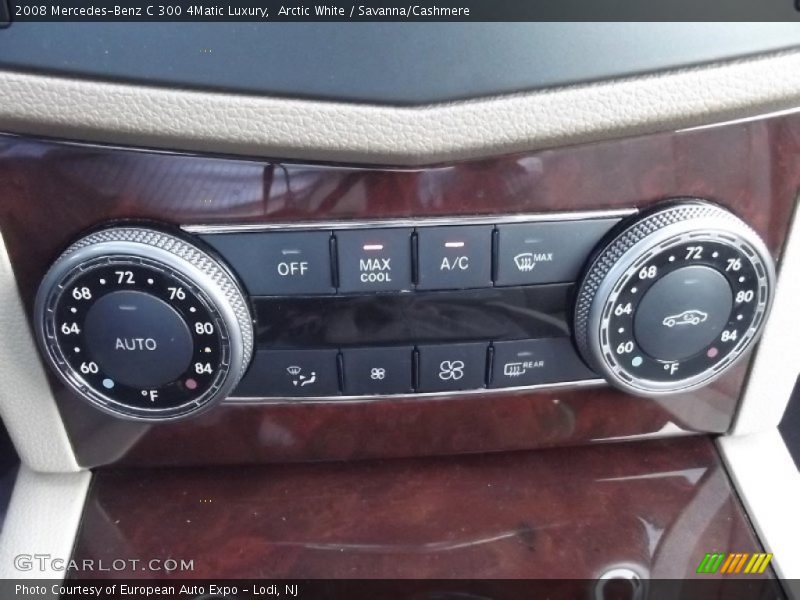 Arctic White / Savanna/Cashmere 2008 Mercedes-Benz C 300 4Matic Luxury