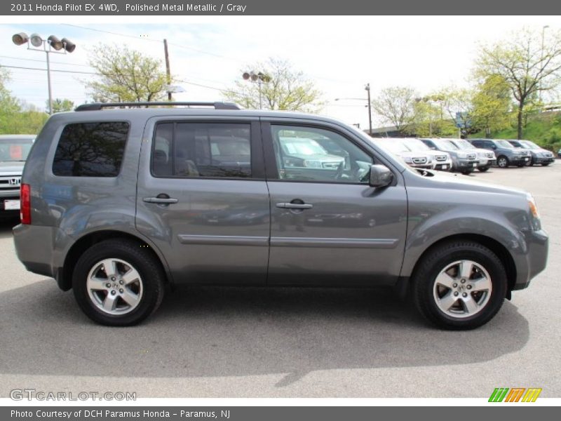 Polished Metal Metallic / Gray 2011 Honda Pilot EX 4WD