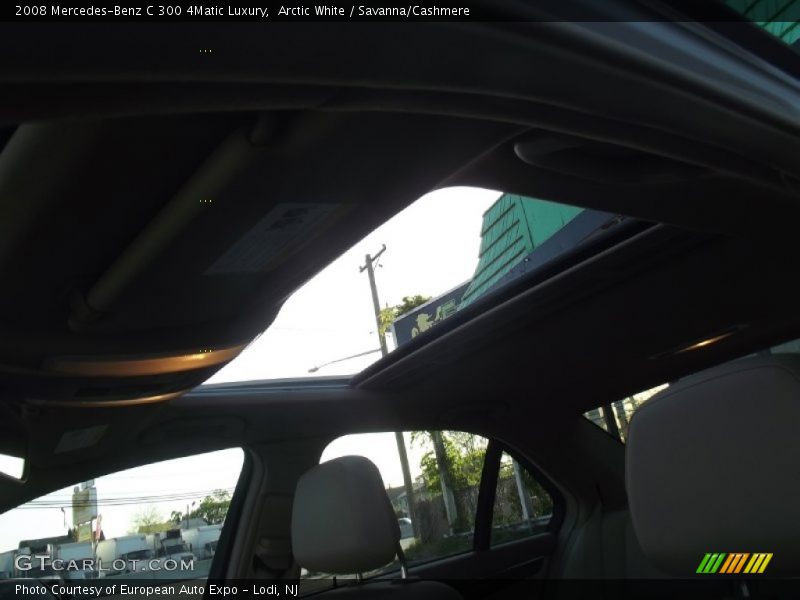 Arctic White / Savanna/Cashmere 2008 Mercedes-Benz C 300 4Matic Luxury