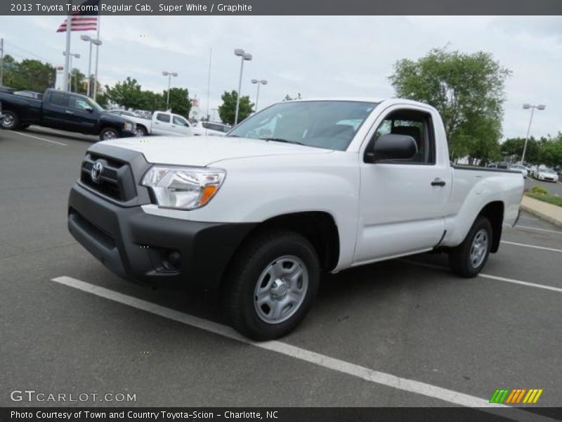 Super White / Graphite 2013 Toyota Tacoma Regular Cab