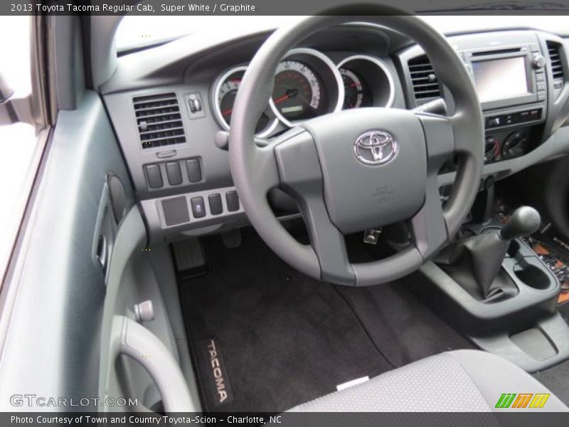 Super White / Graphite 2013 Toyota Tacoma Regular Cab