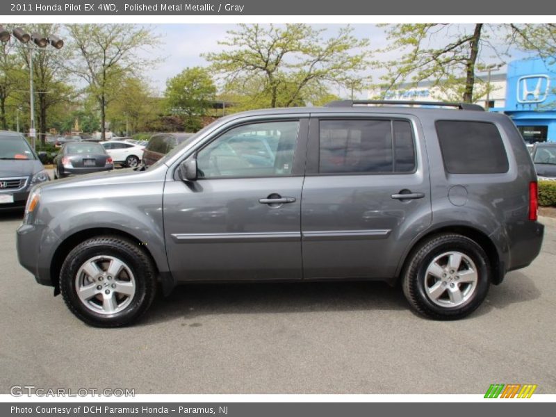 Polished Metal Metallic / Gray 2011 Honda Pilot EX 4WD
