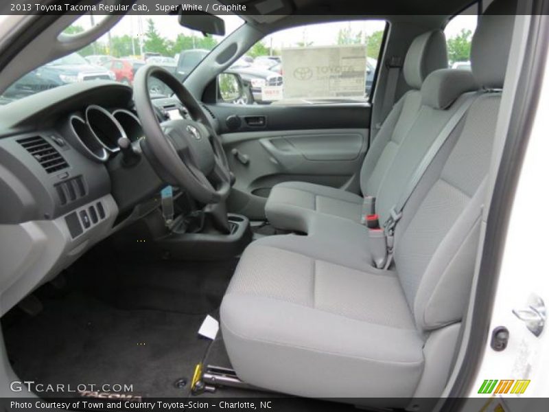 Super White / Graphite 2013 Toyota Tacoma Regular Cab