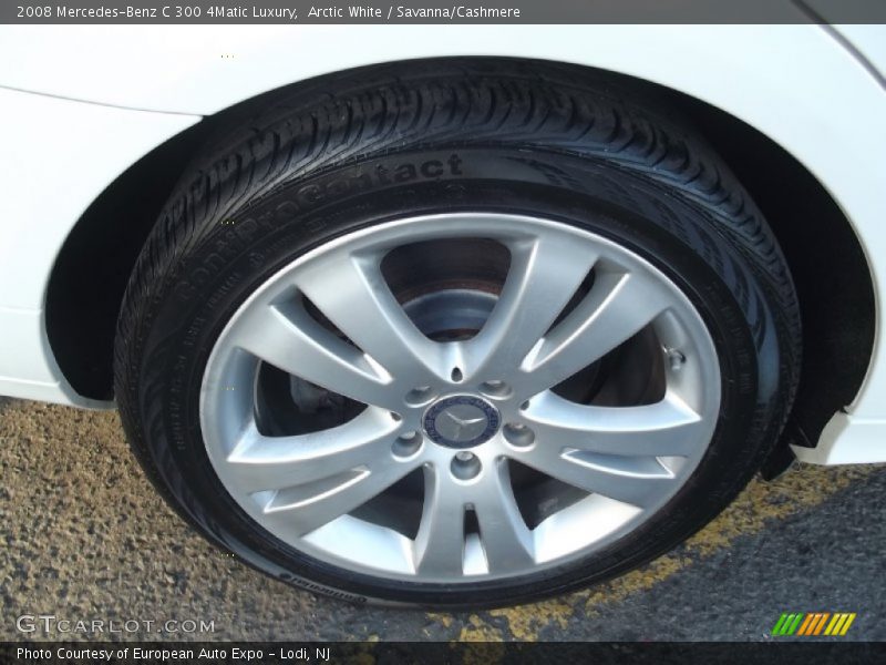 Arctic White / Savanna/Cashmere 2008 Mercedes-Benz C 300 4Matic Luxury