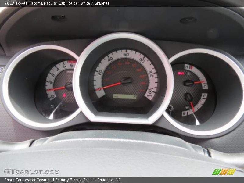 Super White / Graphite 2013 Toyota Tacoma Regular Cab