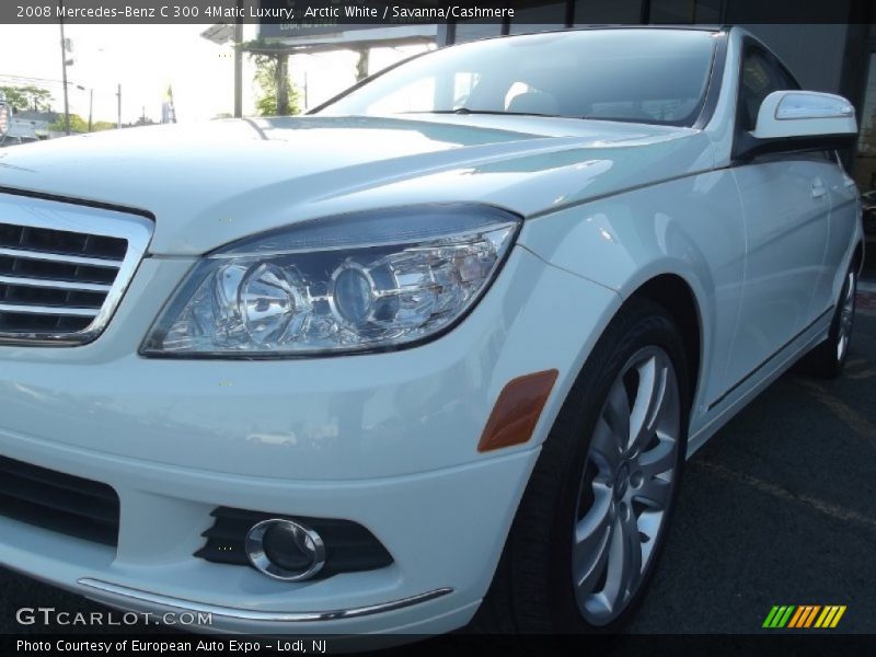 Arctic White / Savanna/Cashmere 2008 Mercedes-Benz C 300 4Matic Luxury