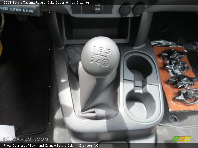 Super White / Graphite 2013 Toyota Tacoma Regular Cab