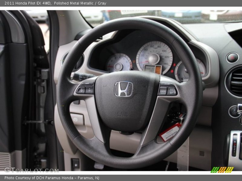 Polished Metal Metallic / Gray 2011 Honda Pilot EX 4WD