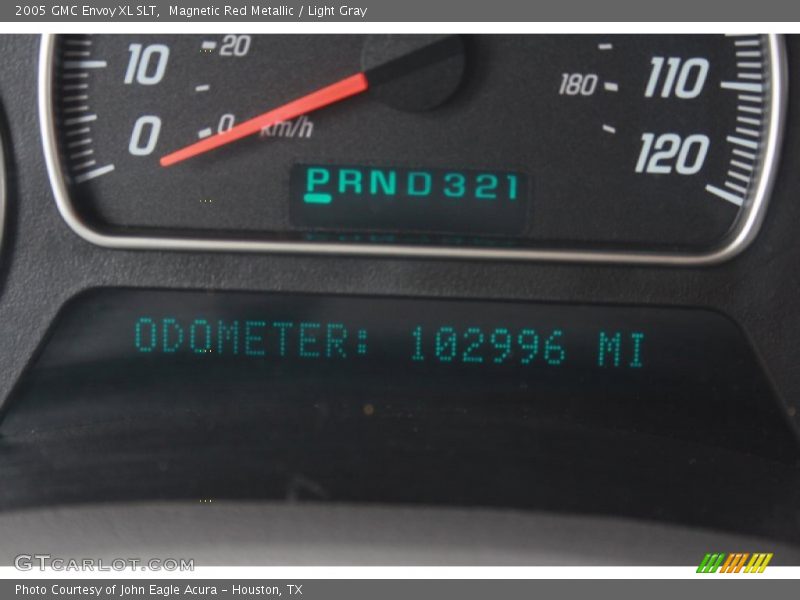 Magnetic Red Metallic / Light Gray 2005 GMC Envoy XL SLT