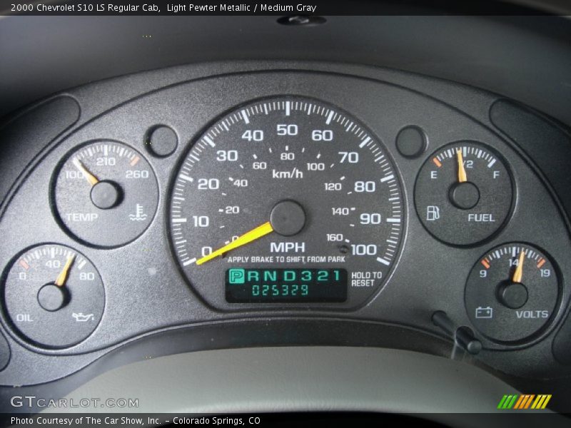  2000 S10 LS Regular Cab LS Regular Cab Gauges