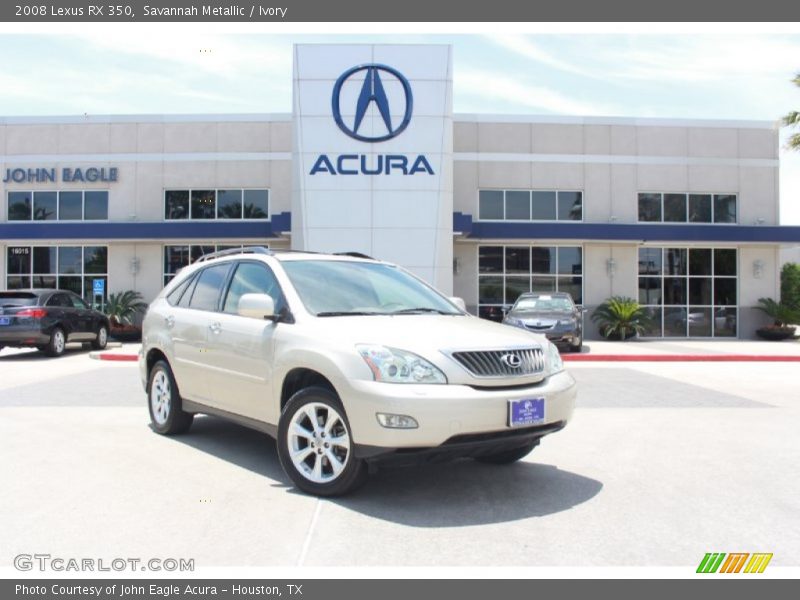 Savannah Metallic / Ivory 2008 Lexus RX 350