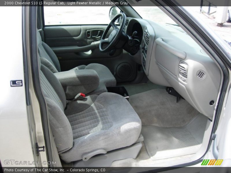 Light Pewter Metallic / Medium Gray 2000 Chevrolet S10 LS Regular Cab