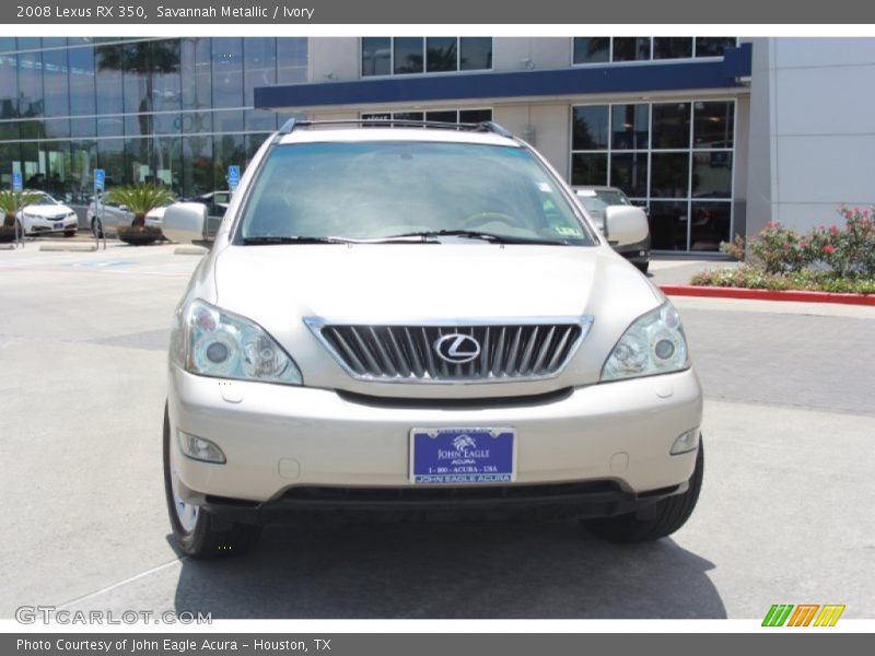Savannah Metallic / Ivory 2008 Lexus RX 350