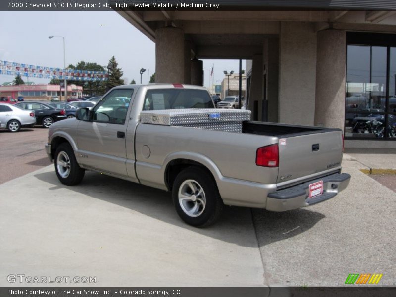 Light Pewter Metallic / Medium Gray 2000 Chevrolet S10 LS Regular Cab