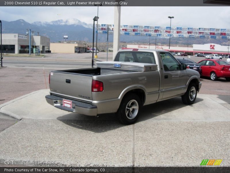 Light Pewter Metallic / Medium Gray 2000 Chevrolet S10 LS Regular Cab