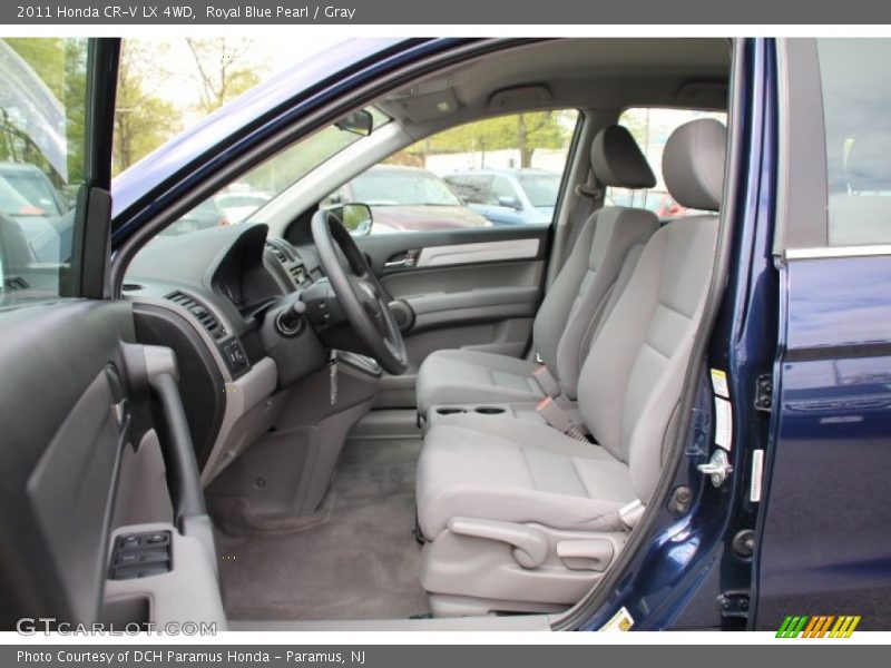 Royal Blue Pearl / Gray 2011 Honda CR-V LX 4WD