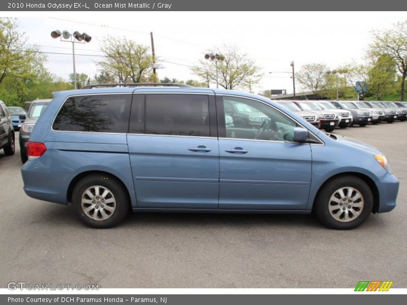 Ocean Mist Metallic / Gray 2010 Honda Odyssey EX-L