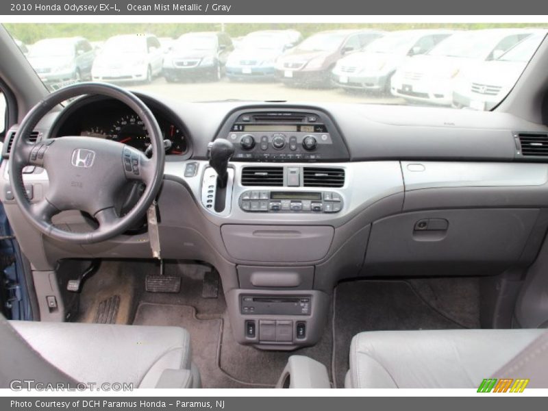 Ocean Mist Metallic / Gray 2010 Honda Odyssey EX-L