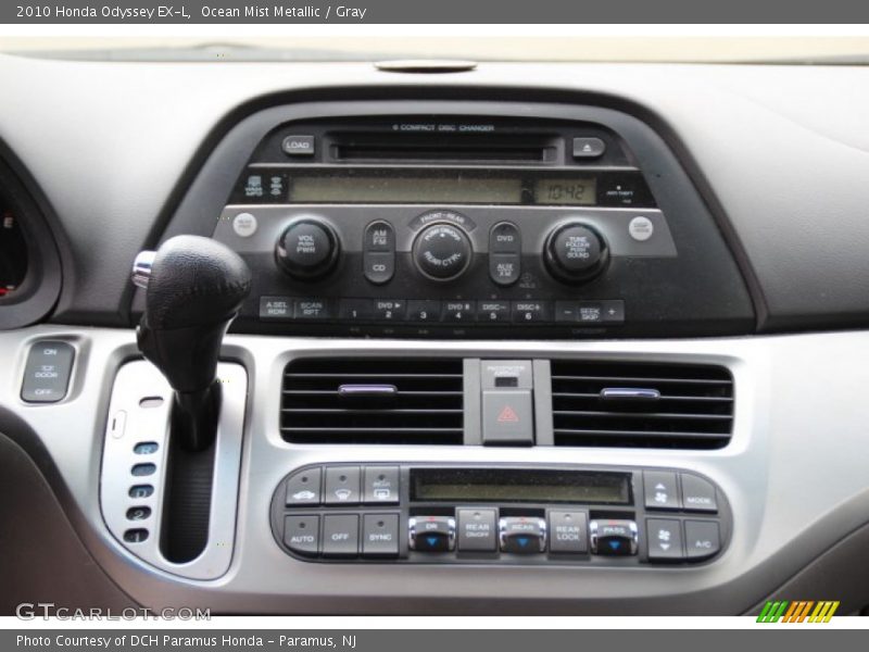 Ocean Mist Metallic / Gray 2010 Honda Odyssey EX-L