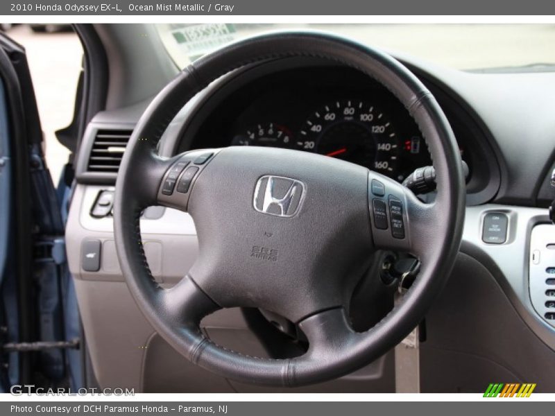Ocean Mist Metallic / Gray 2010 Honda Odyssey EX-L