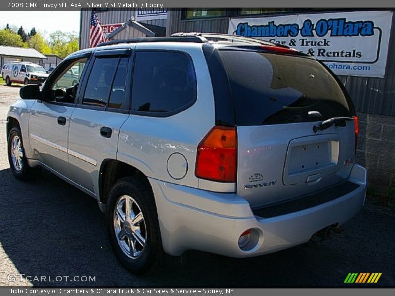 Silver Mist Metallic / Ebony 2008 GMC Envoy SLE 4x4
