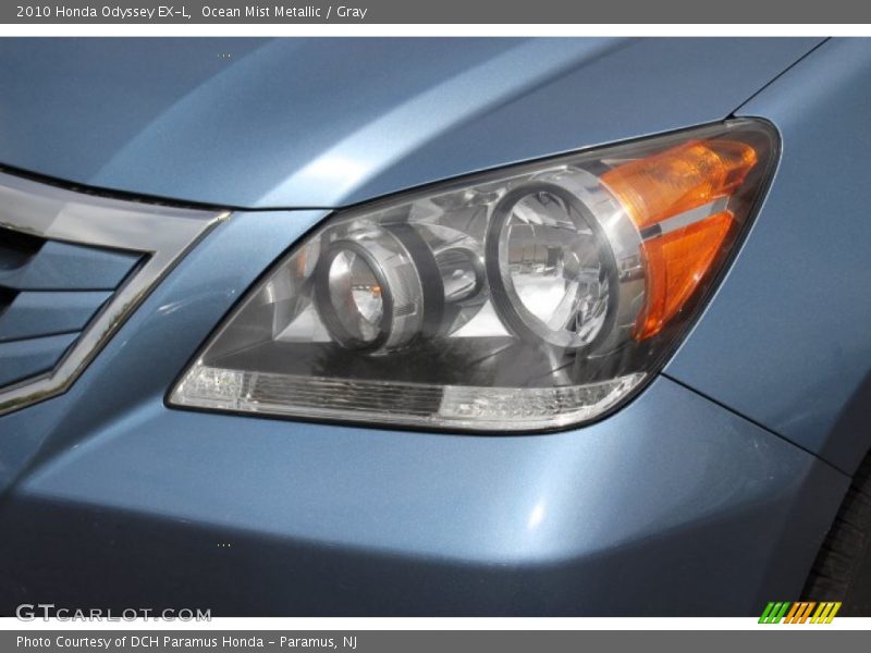 Ocean Mist Metallic / Gray 2010 Honda Odyssey EX-L