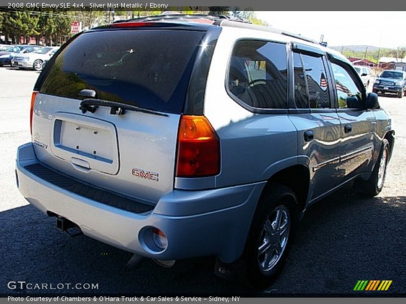 Silver Mist Metallic / Ebony 2008 GMC Envoy SLE 4x4