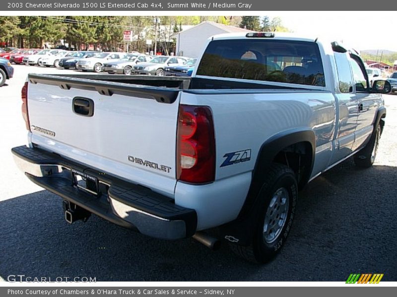 Summit White / Medium Gray 2003 Chevrolet Silverado 1500 LS Extended Cab 4x4