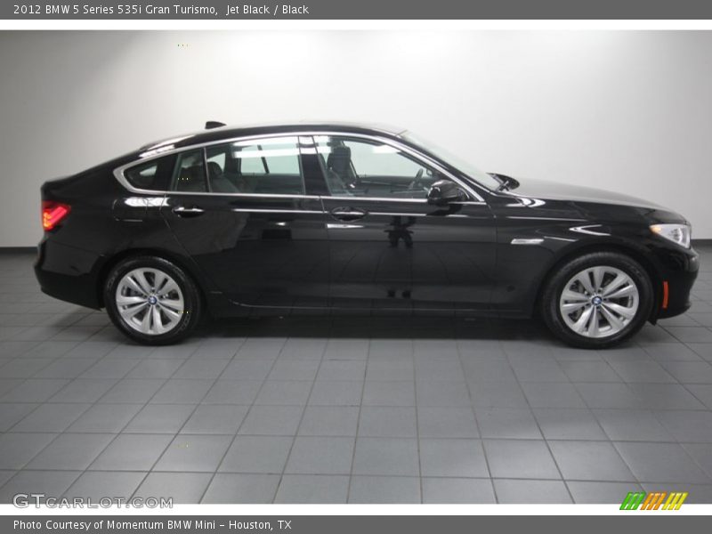 Jet Black / Black 2012 BMW 5 Series 535i Gran Turismo