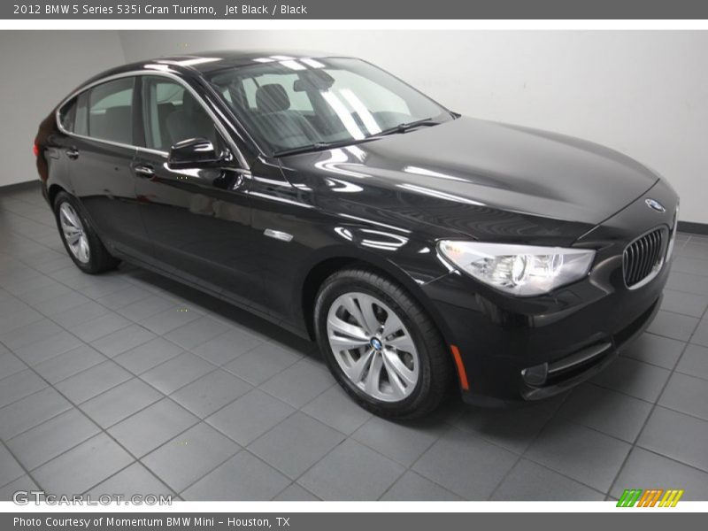 Jet Black / Black 2012 BMW 5 Series 535i Gran Turismo