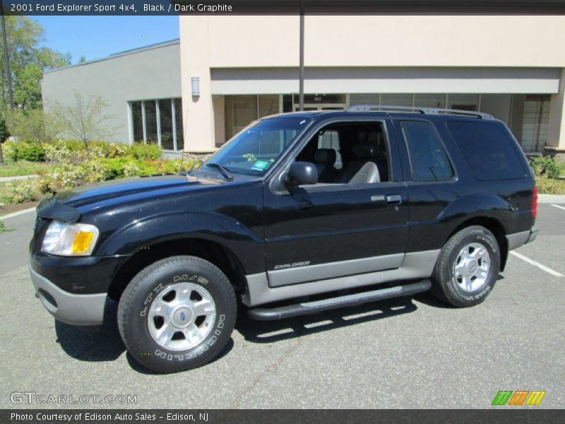 Black / Dark Graphite 2001 Ford Explorer Sport 4x4