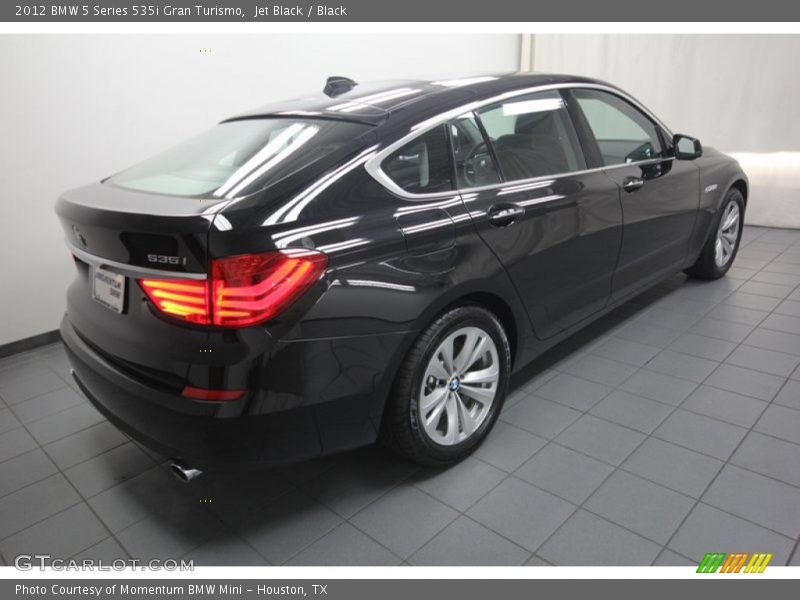 Jet Black / Black 2012 BMW 5 Series 535i Gran Turismo