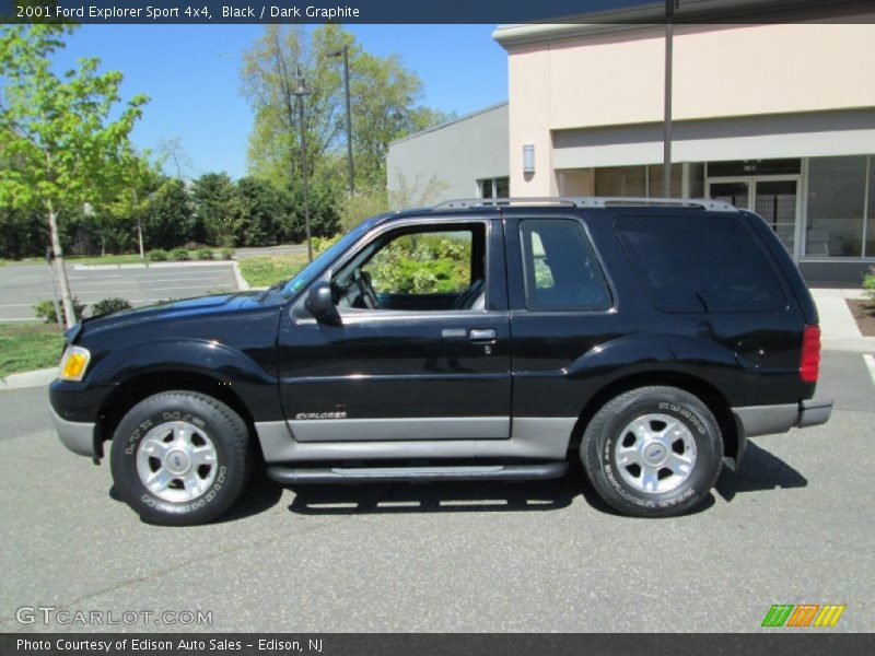 Black / Dark Graphite 2001 Ford Explorer Sport 4x4