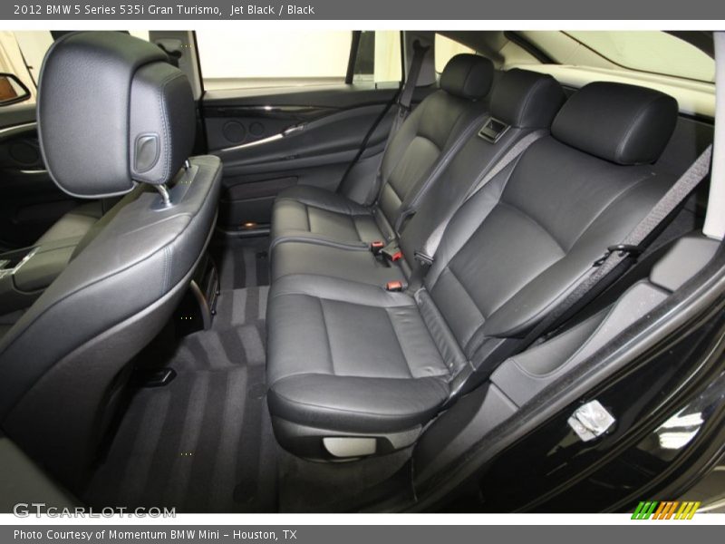 Rear Seat of 2012 5 Series 535i Gran Turismo