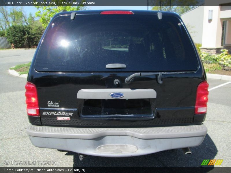 Black / Dark Graphite 2001 Ford Explorer Sport 4x4