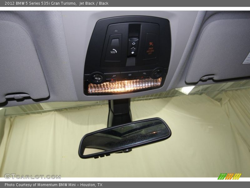 Jet Black / Black 2012 BMW 5 Series 535i Gran Turismo