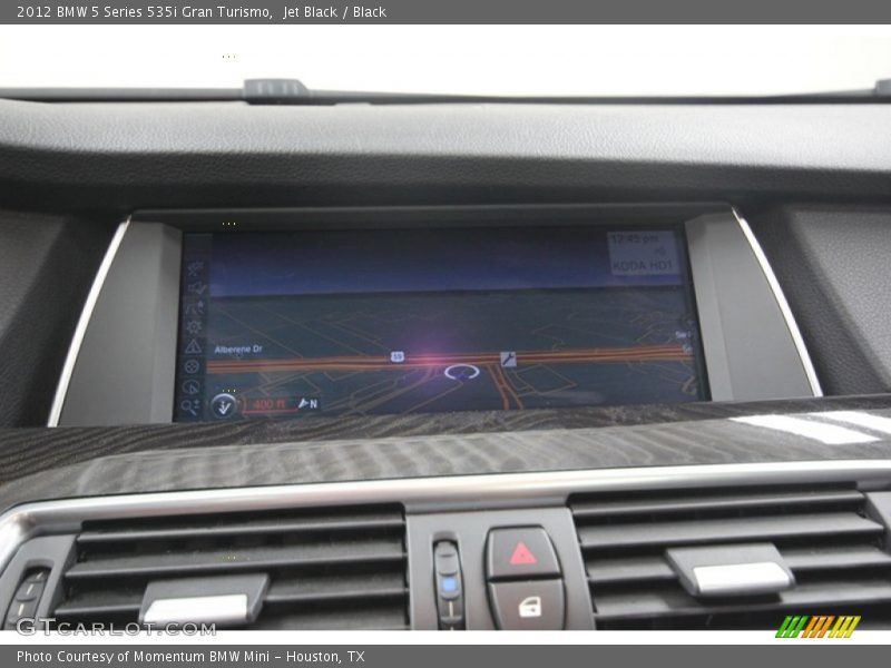 Jet Black / Black 2012 BMW 5 Series 535i Gran Turismo