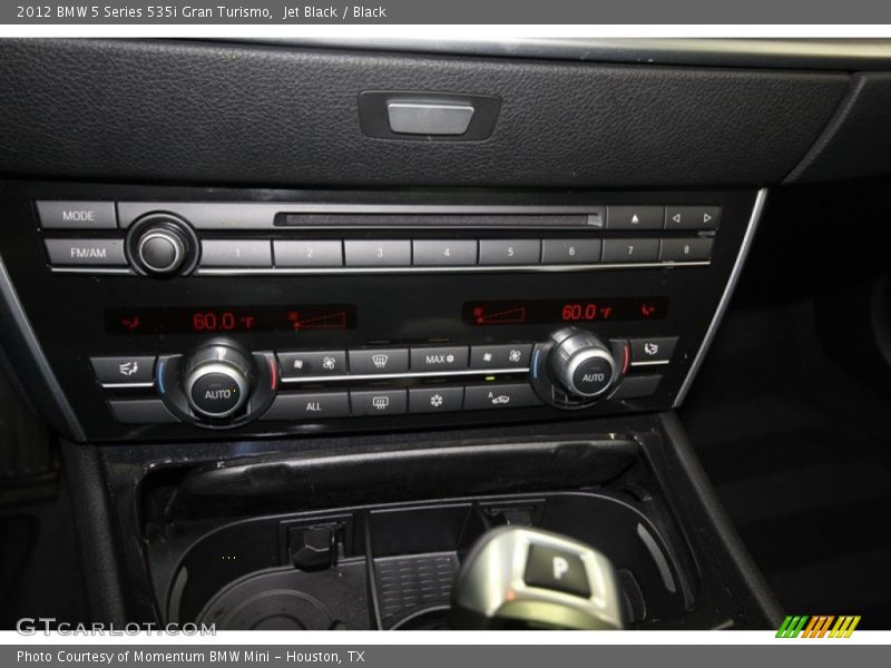 Jet Black / Black 2012 BMW 5 Series 535i Gran Turismo