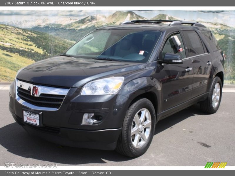 Charcoal Black / Gray 2007 Saturn Outlook XR AWD
