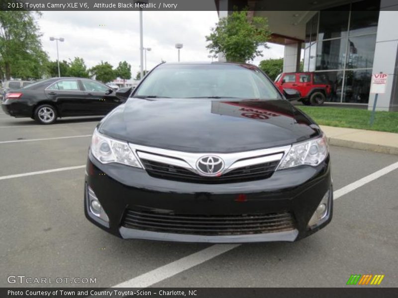 Attitude Black Metallic / Ivory 2013 Toyota Camry XLE V6