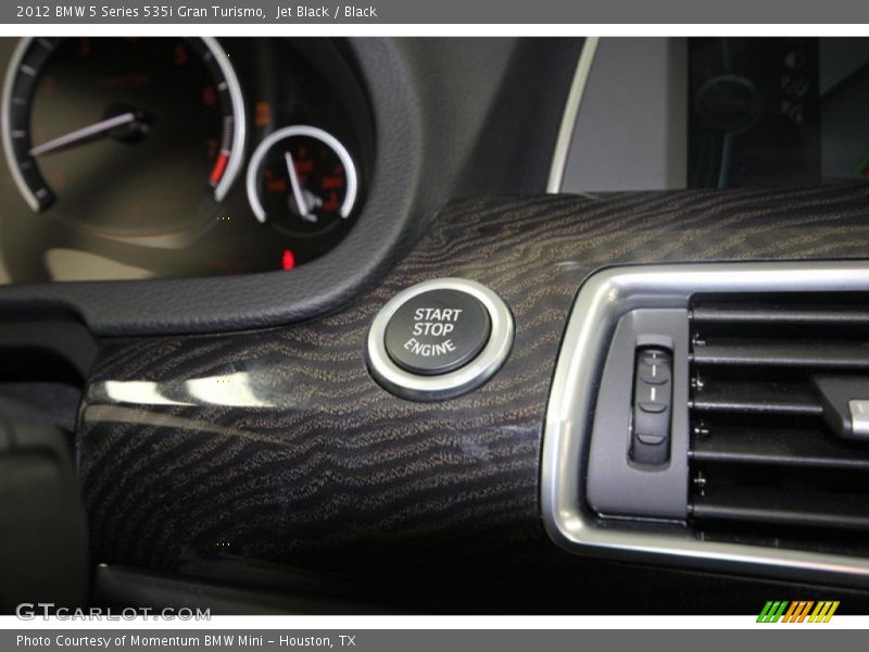 Jet Black / Black 2012 BMW 5 Series 535i Gran Turismo