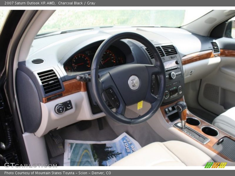 Charcoal Black / Gray 2007 Saturn Outlook XR AWD