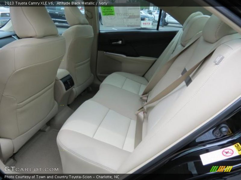 Attitude Black Metallic / Ivory 2013 Toyota Camry XLE V6