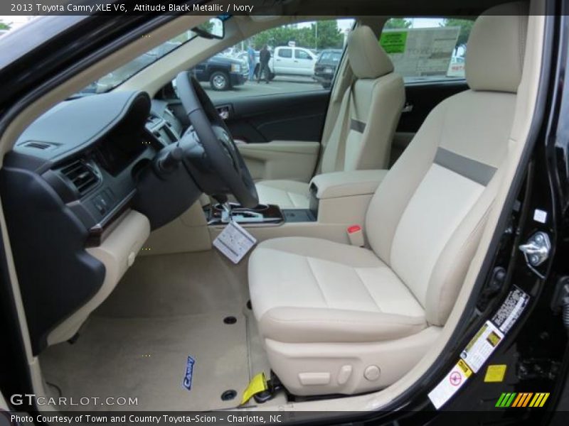 Attitude Black Metallic / Ivory 2013 Toyota Camry XLE V6