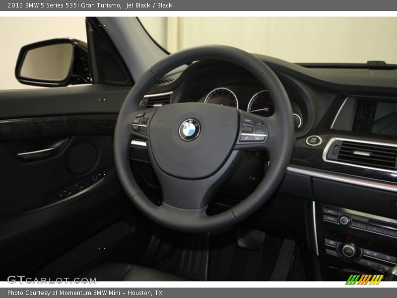 Jet Black / Black 2012 BMW 5 Series 535i Gran Turismo