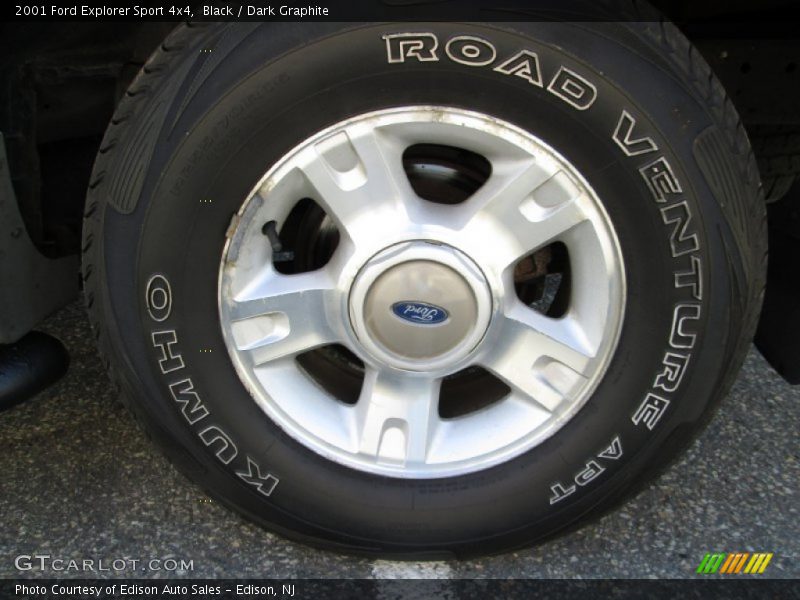 Black / Dark Graphite 2001 Ford Explorer Sport 4x4