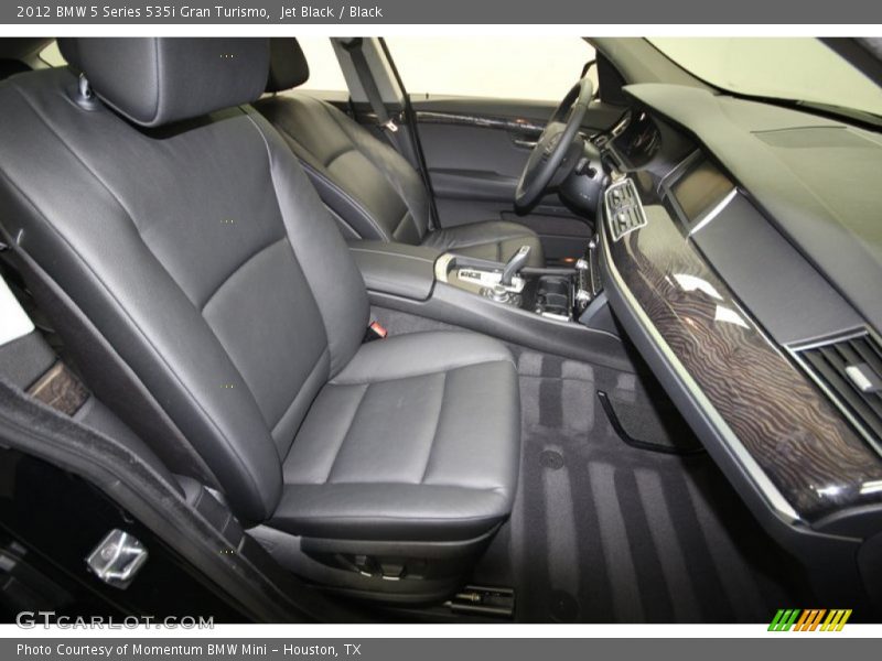 Jet Black / Black 2012 BMW 5 Series 535i Gran Turismo