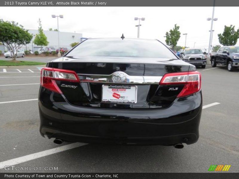 Attitude Black Metallic / Ivory 2013 Toyota Camry XLE V6