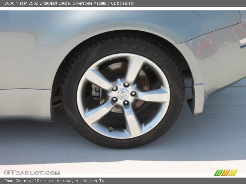 Silverstone Metallic / Carbon Black 2006 Nissan 350Z Enthusiast Coupe